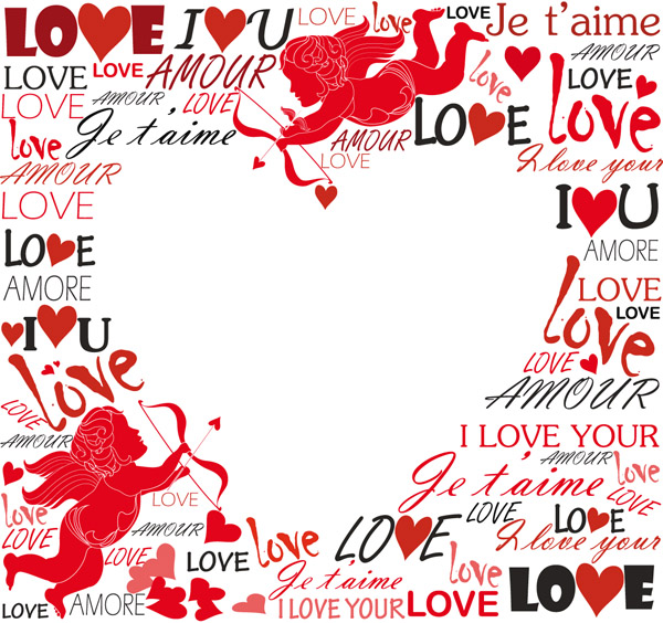 free vector Super cute valentine day background vector